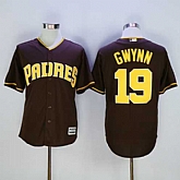 San Diego Padres #19 Tony Gwynn Coffee New Cool Base Stitched MLB Jersey,baseball caps,new era cap wholesale,wholesale hats